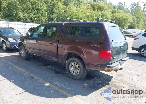 2001 Ford F-150 King Ranch Edition/Lariat/Xlt из США, поврежденный, VIN 1FTRW08L91KD71796